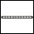 19" blanking plate, 1U, vented, black