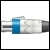 NEUTRIK® NLT4FX female cable connector