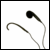 CLHook4 - Single inductive earhook & Earpiece with 3.5mm plug for audio
