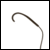CLHook7 - Single inductive earhook. 3.5mm plug for audio