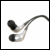 Earphones for fmGenie - silver