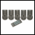 5 x Remote control adapters and remote controller 