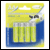 Pack of 4 NiMH rechargeable AA battery 2200 mAh