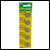 CR2032, 3V, 210mAh, 3.2 x 20mmØ 5pc/card.