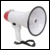 Small lightweight 10W megaphone