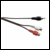 1x Phono plug to 2x Phono sockets lead. 230mm