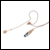 Sub miniature ear hook microphone
