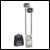 Backpack/sandwich board  Portable amplifier system