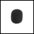 Microphone windshield - black - WS-20