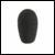 Microphone windshield - black - WS-30   