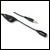 3.5mm plug to socket extension lead