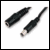 DC extension lead for IR Swift - Black