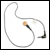 Advanced Bionics test lead & button earphone