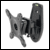 Short LCD screen support bracket, 10"-24" 