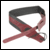 Guitar Strap, 2-Tone Black/Red, 7.5cm wide 
