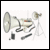 High power megaphone (45W max) with VHF wireless microphones