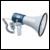 Eagle 25 W Professional Megaphone with Pistol Grip and Fist Microphone
