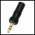 3.5mm locking miniature jack plug - stereo