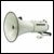 TM-45 45W high power megaphone with shoulder strap