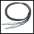 Mono 6.3mm patch lead - 2 metre