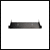 1U cantilever shelf - with holes