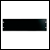 3U 19" (483mm) rack panel blanking plate