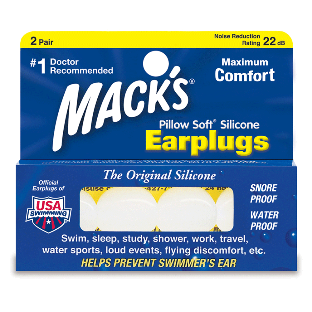 Mack's earplugs | Connevans Macks Pillow Soft Ear Plugs White