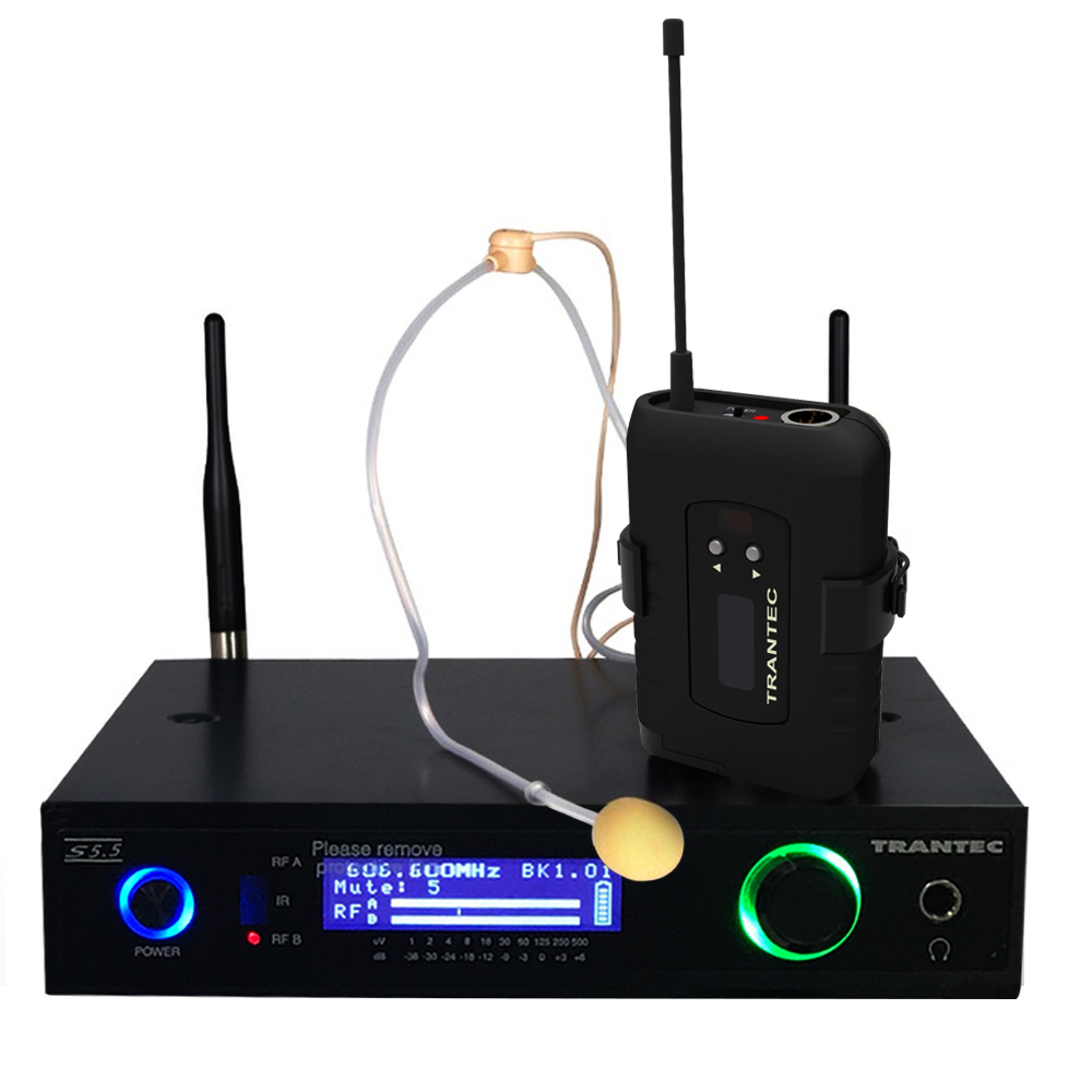 Trantec S5.5 UHF Radio Microphone Systems | Connevans