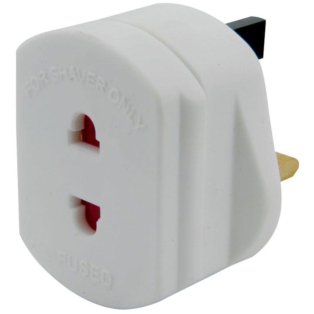 Mains plug adaptors for use in the UK Connevans