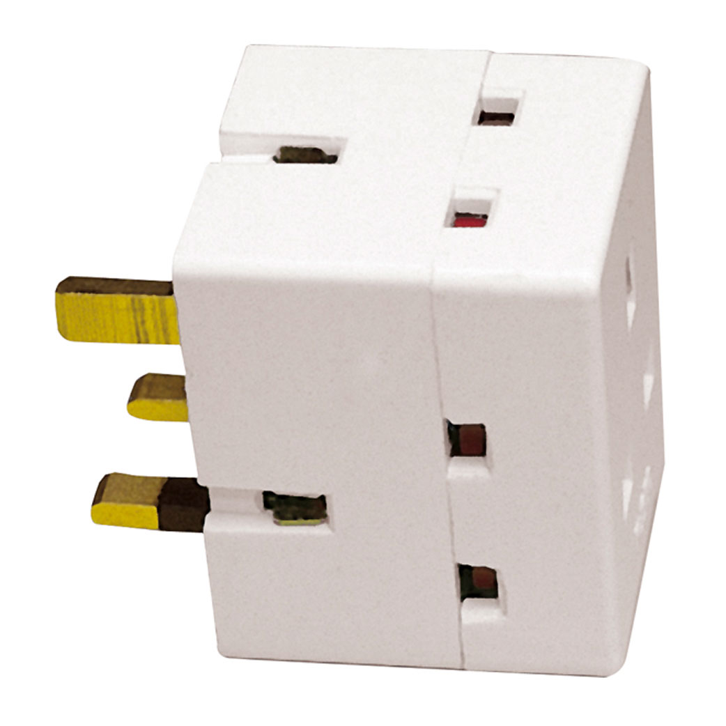 Multiway plugin UK mains adaptors & surge protectors Connevans
