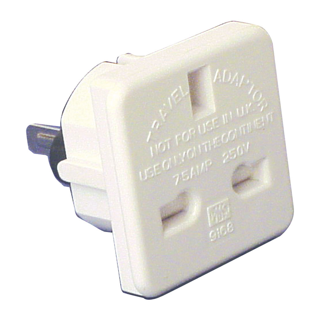 Mains plug adaptors for use in the USA Connevans