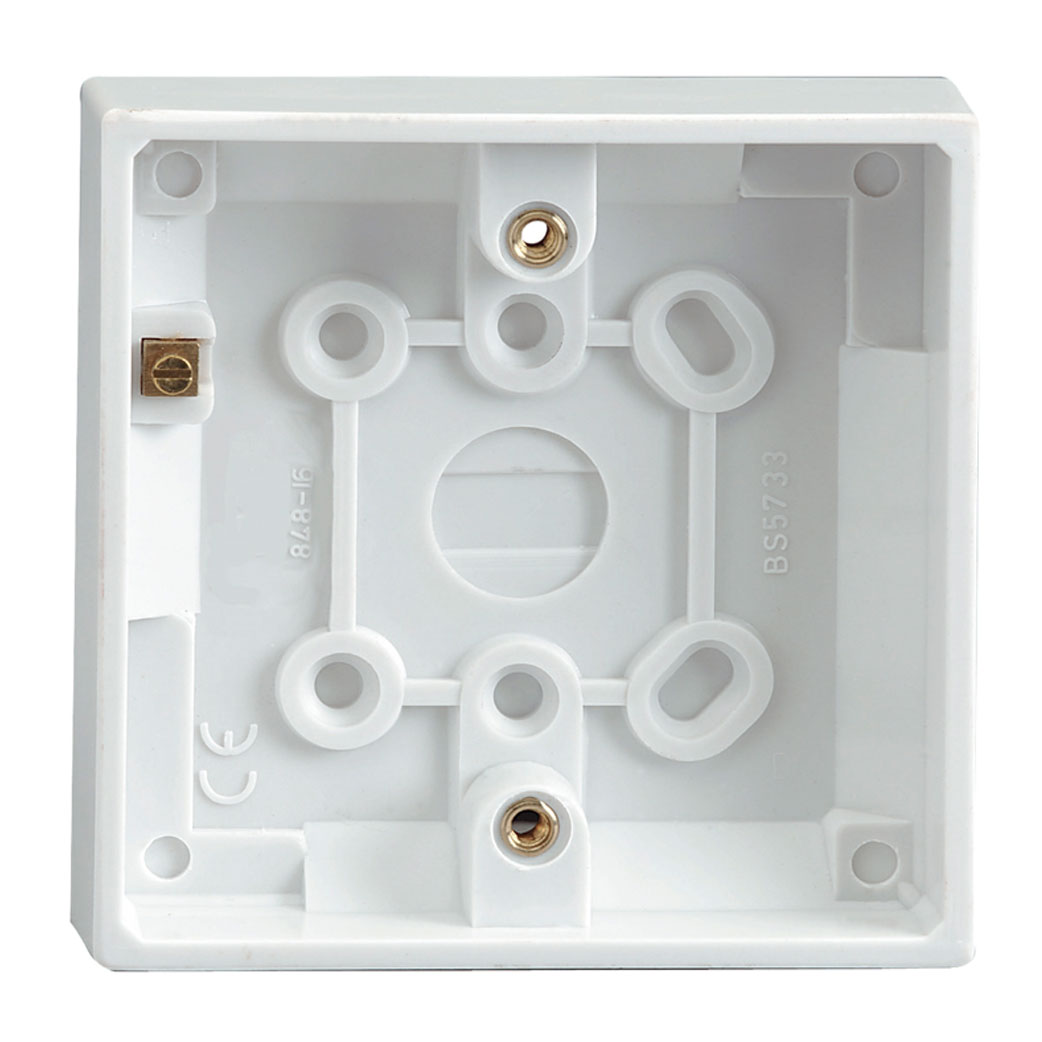 Mains socket back boxes Connevans