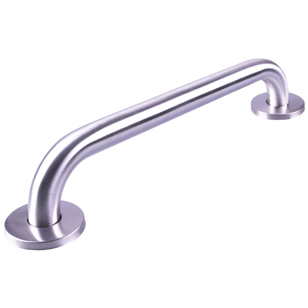36 Inch Stainless Steel Bathroom Grab Bar - Straight Safety Bar With Peened Non-Slip Surface