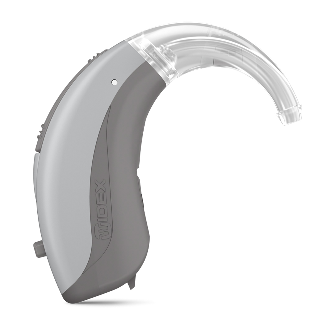 Widex Evoke Fashion Mini BTE hearing aids Connevans