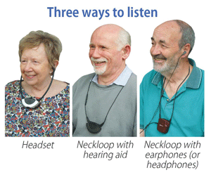 three ways for using TV Hearing Aid
